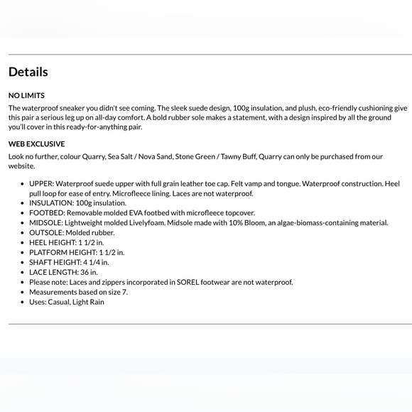 SOREL Kinetic Breaktru Caribou Gray Sneaker Boots Rugged Outsoles - Picture 9 of 10